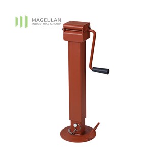 2 3/4'' Square tube with top wind handle 3300lbs static load screw stroke 13'' with three stages heavy duty parking jacks